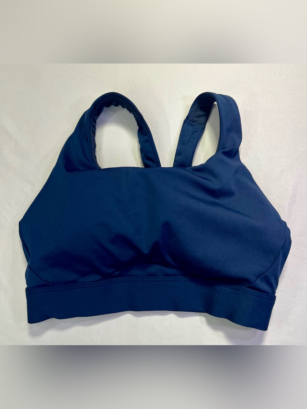 Athleta Navy Supportive Seamless Racerback Sports Bra XS